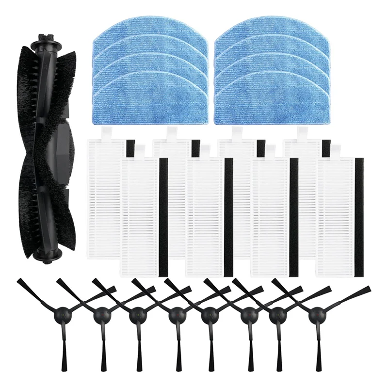 

For Tikom G8000/G8000 Pro/Honiture G20 Roller Main Side Brush Hepa Filter Mop Cloths Robot Vacuums Spare Part Accessory