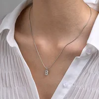 26 Lettres A-Z Femmes Pendentif Initial raq colliers, Alphabet Pendentif Salle JONecklace, Dainty Vacances Mode Bijoux Collier 1