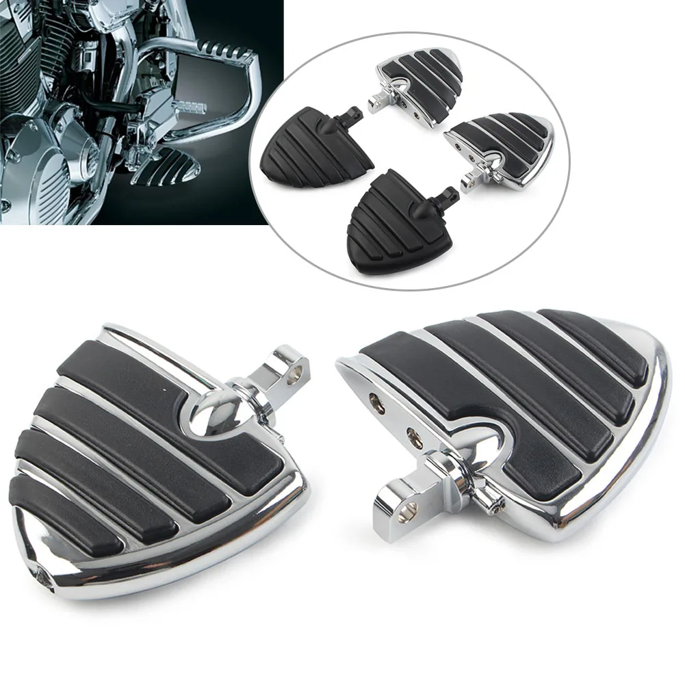 

Motorcycle Foot Pegs Footrests Footpegs 10mm For Harley-Davidson FXCW FXCWC FXS FXSB FXSBSE 2008-later