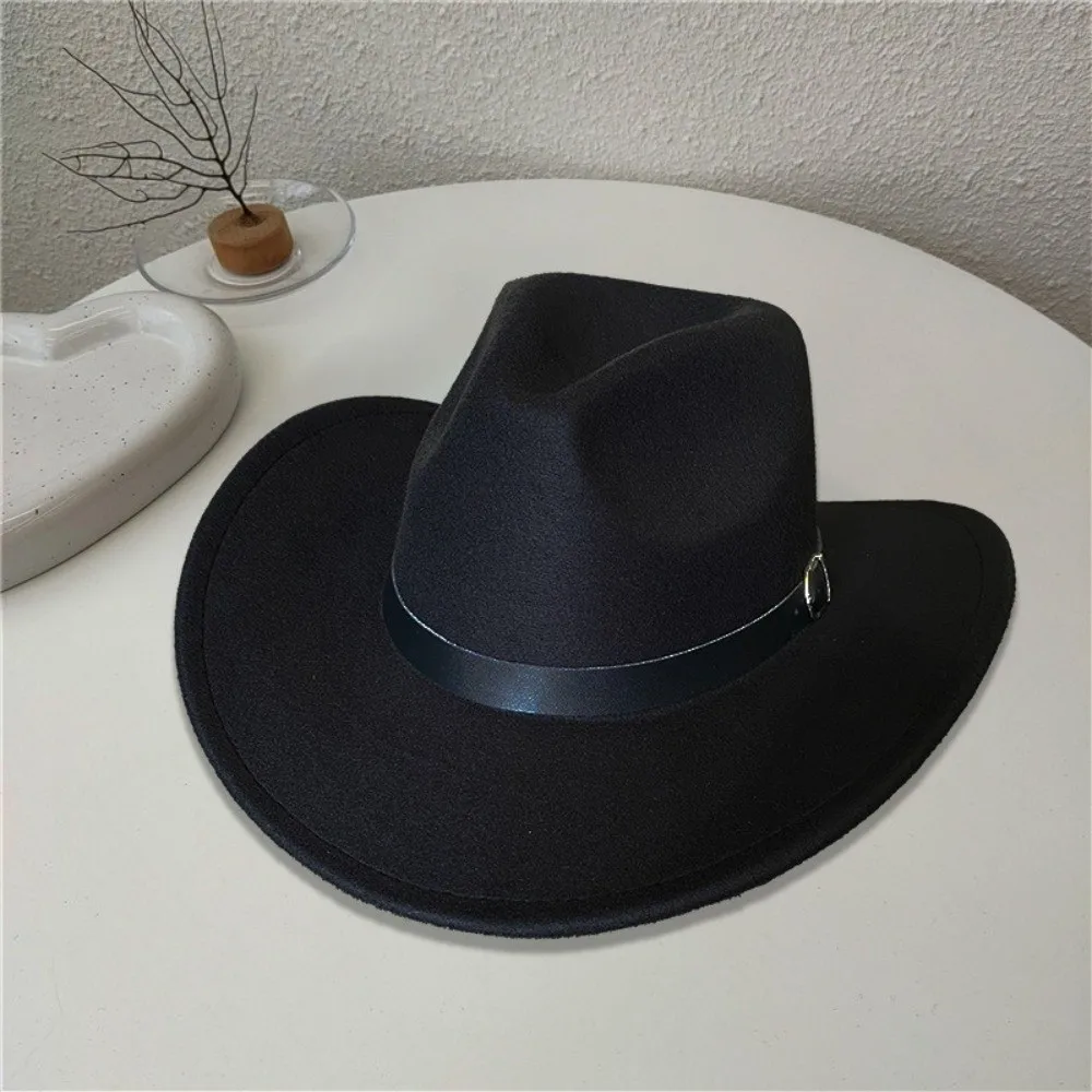 Wool Poly Gentleman Fedora Hat for Daily Wear