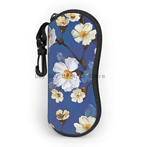 

Tropical Flower Sunglasses Soft Case Glasses Case For Women Men Ultra Light Neoprene Zipper Eyeglass Case