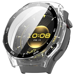 Full Protective 2 - in - 1 Watch Case with Tempered Glass Film Cover for GT 6 pro 46mm (Transparent)