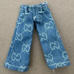 Handmade Vintage Hip - Pop Doll Trousers - DIY Accessory - Little defectives (Trousers 18)