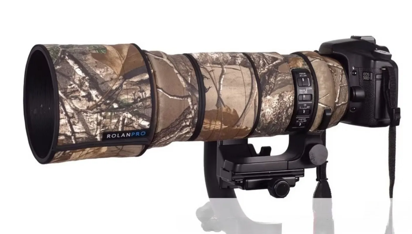 ROLANPRO 위장 렌즈 코트 시그마 120-300mm F/2.8 OS 스포츠 렌즈 커버 레인 커버 렌즈 보호 슬리브 시그마 120 300mm