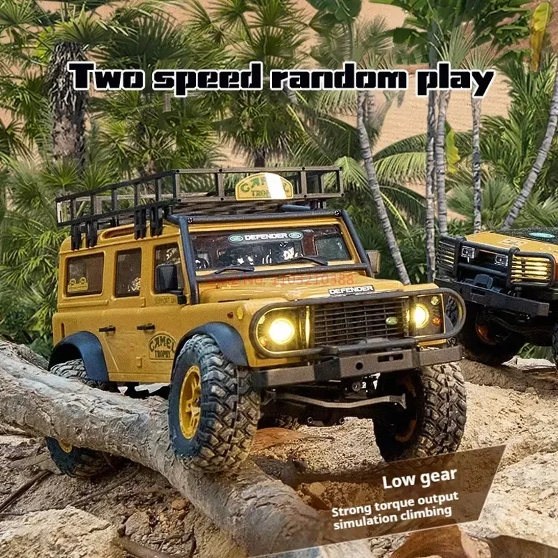 

New Fms 1/24 Fcx24m Land Rover Series Rc Remote-controlled Off-road Vehicle Four-wheel Drive Outdoor Electric Toy Climbing Car