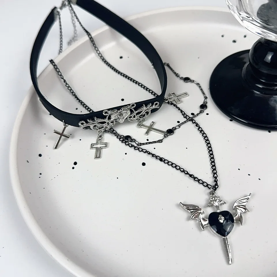 PS: Dark Wings Fairy Silver Necklace