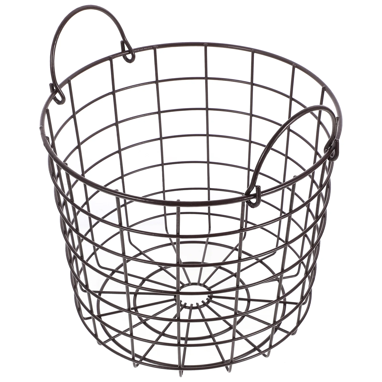 

Storage Basket Iron Dirty Clothes Laundry Box Reusable Hamper with Handle Home Supplies