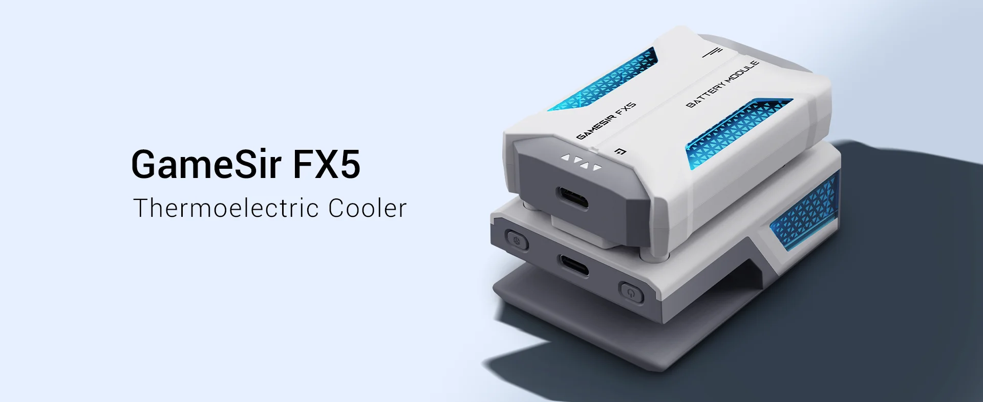 GameSir FX5 Lite Cooler Wired Controller Cooler FX5 Wireless Cooler for GameSir X5 Lite Controllers With Three Cooling Modes