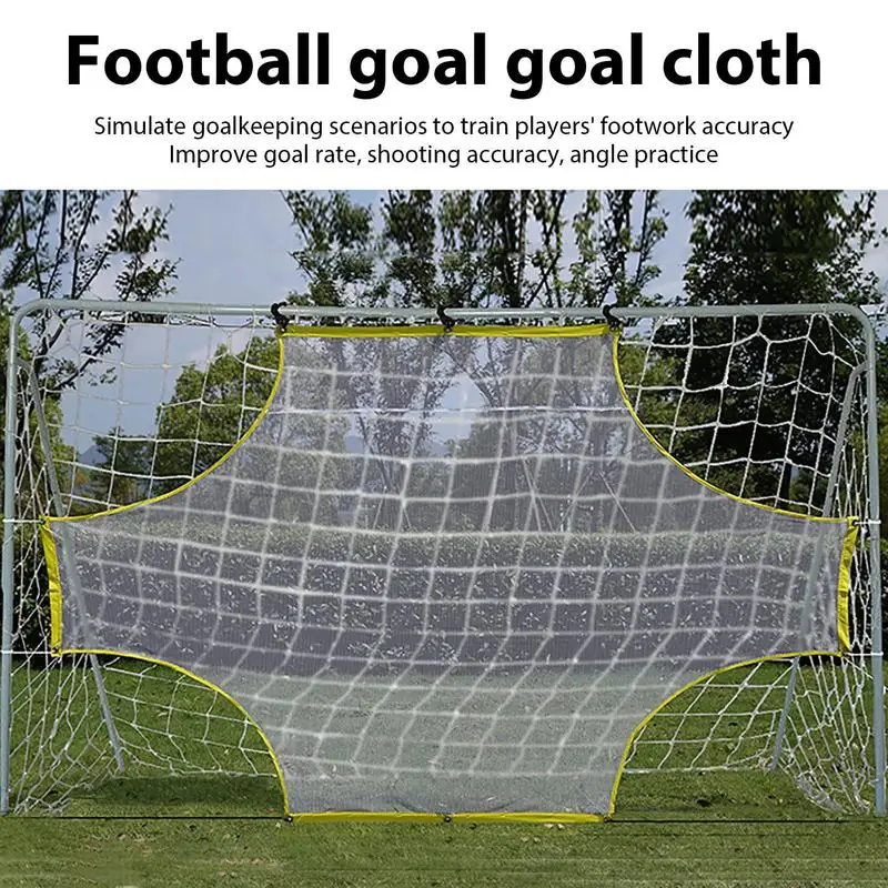 

Soccer Goal Target Nets Soccer Practice Net Goal Goal Cloth High Strength Hook And Easy Wrap Goalposts For Four Corner Area