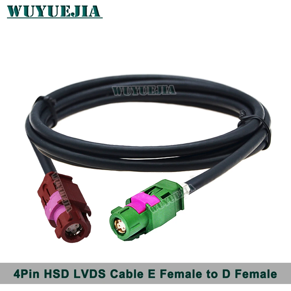 Cabo de Vídeo Hsd Lvds para Carro Audi Mercedes Núcleos Lvds de Alta Velocidade Gps Tela Mib e Verde para Violeta d Mib 535 vw Bmw
