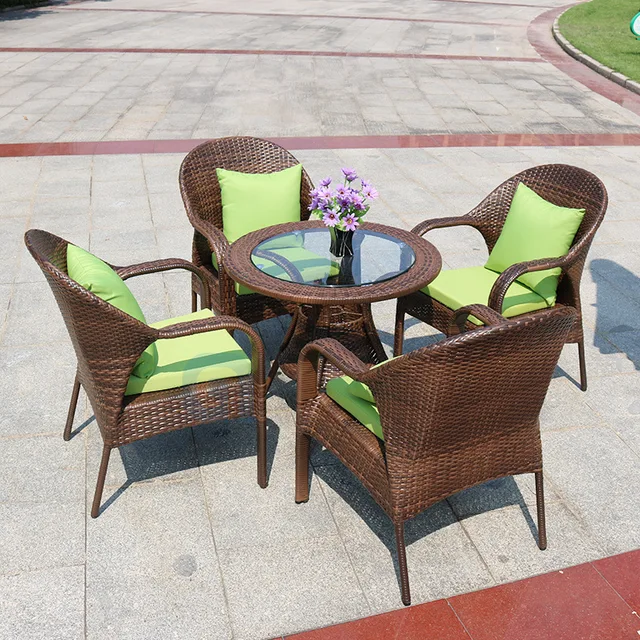 CourtyardCord 4-Person Rattan Outdoor Sofa Set 3