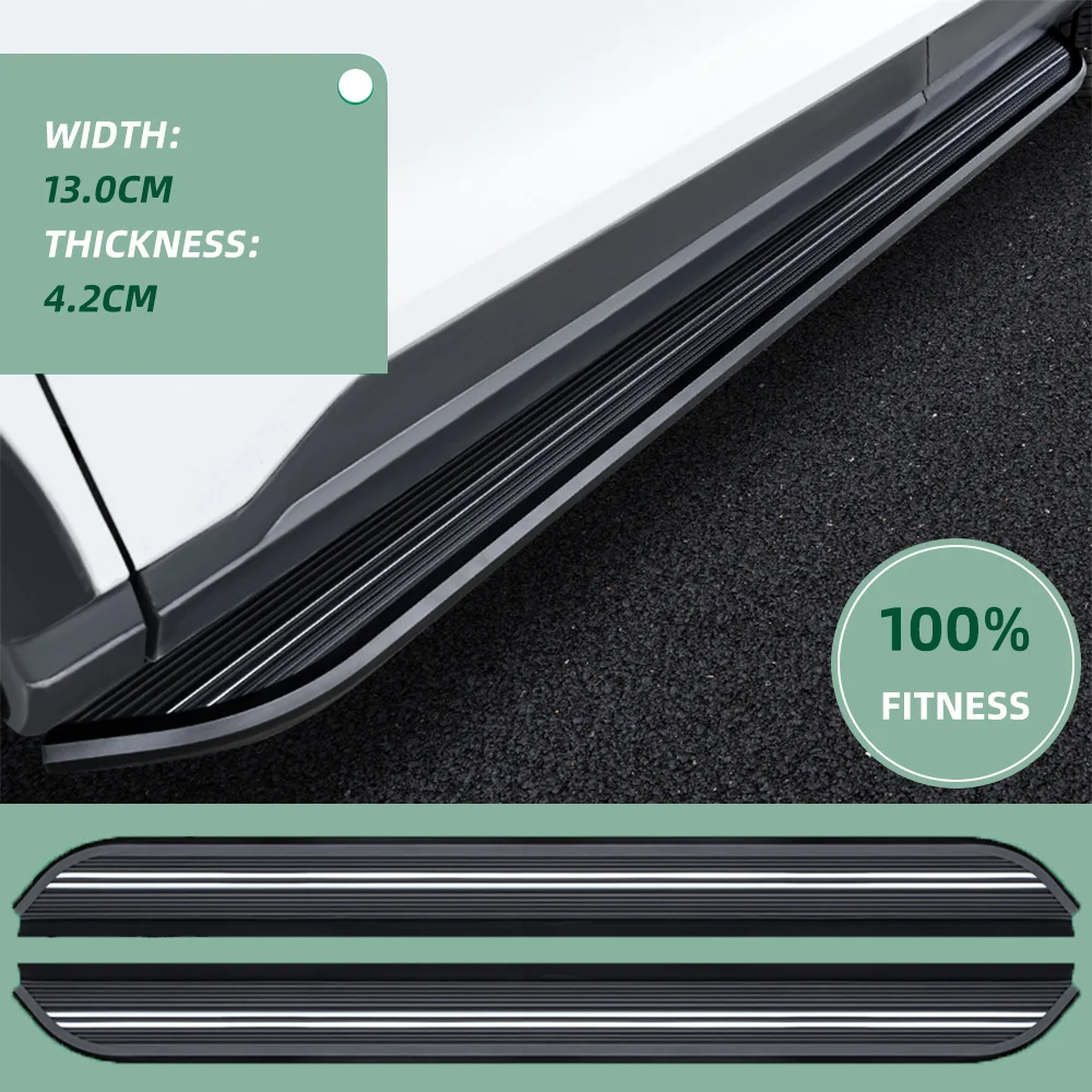 Stormtransform Side Step Running Boards For Acura RDX 2019-2026 – Pair, Black Aluminum