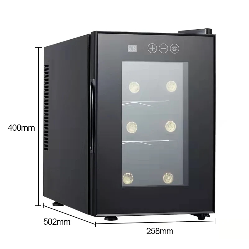 Multi-layer Fridge Mini Home Freezer Glass Single Door Wine Refrigerator