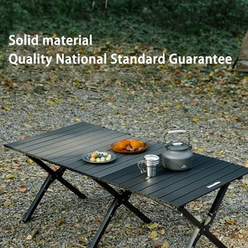 Naturehike Star Jane T01 Egg Roll Table Simple Color Blocking Desktop Camping Picnic Table Carbon Steel Folding Camping Table