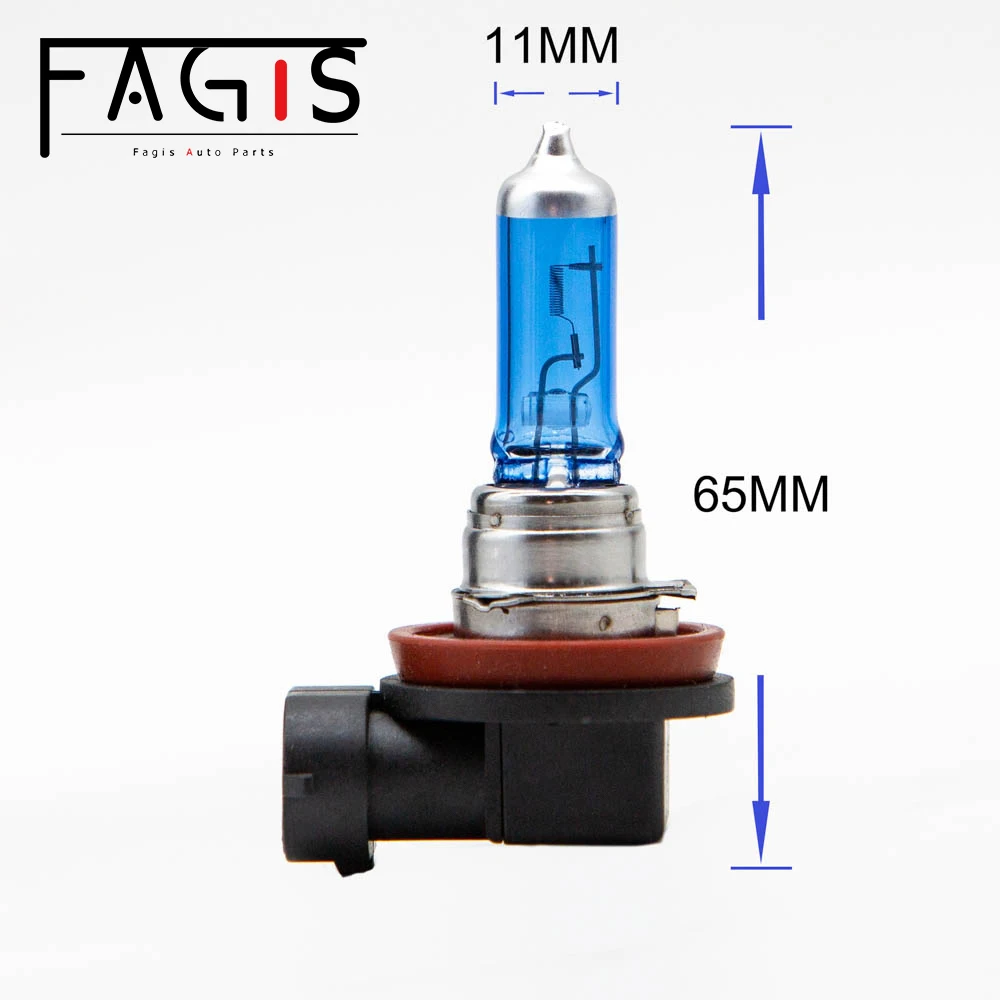 H16 12V 19W PGJ19-3 Car Fog Lamp Auto Headlight Halogen Bulb 2 Pcs fog and headlight bulbs