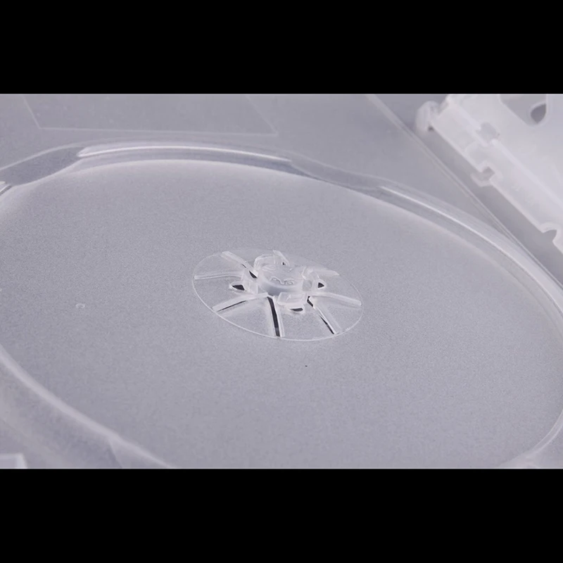 Cd Dvd Storage Case Empty CD Case PP Plastic Milky Transparent CD Case Capacity 4-8 Discs