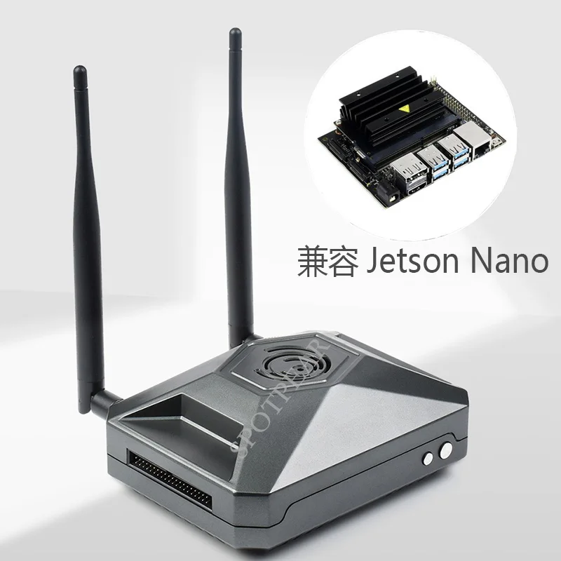 Caixa de Metal Especializada para Jetson Nano Desenvolvedor Kit Liga de Alumínio Irradiando Case - Imagem 4