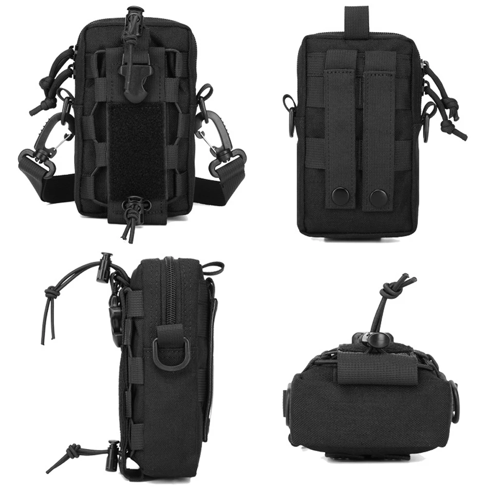 Molle EDC Gürteltasche Wasserflaschentasche Kesselhalter Outdoor Jagd Sport Handyhalter Camping Wandern Organizer Hüfttasche – Detail 8
