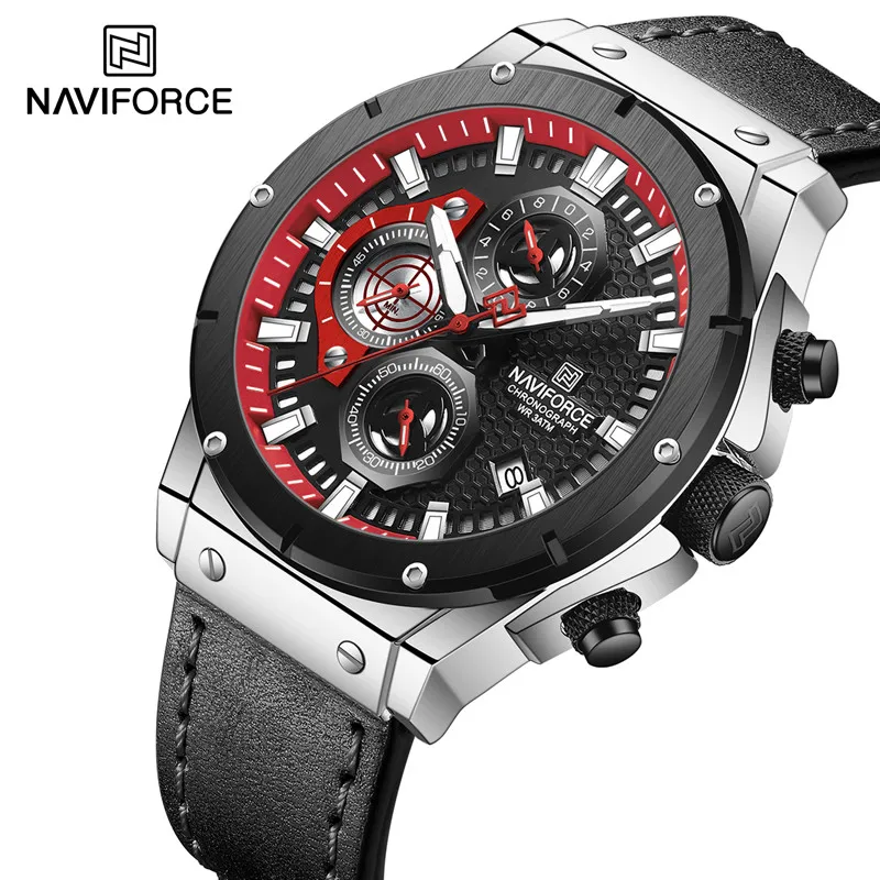 

2023 Top Brand NAVIFORCE Watch For Men Multifunction Sport Fashion Waterproof Male Quartz WristWatches Clock 100% Original
