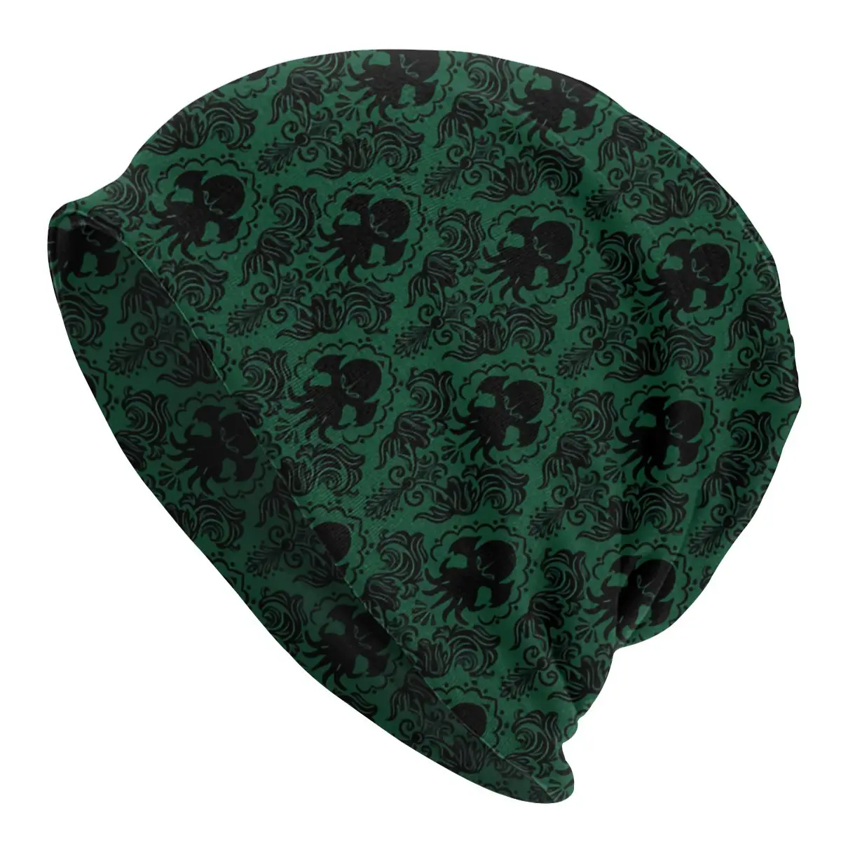 

Cthulhu Mythos Skullies Beanies Caps Old One Damask Thin Hat Autumn Spring Bonnet Hats Men Women's Street Ski Cap