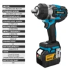 Gisam 2800N.M Torque Brushless Electric Impact Wrench 1/2 inch Screwdriver Cordless Wrench Power Tools For Makita 18V Battery 5