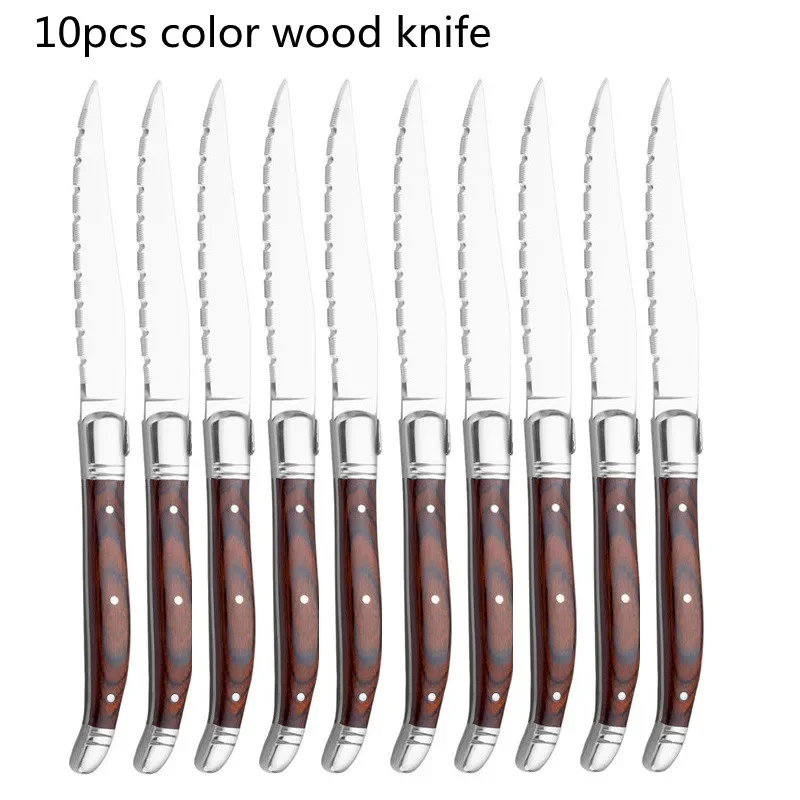 10pcs red wood
