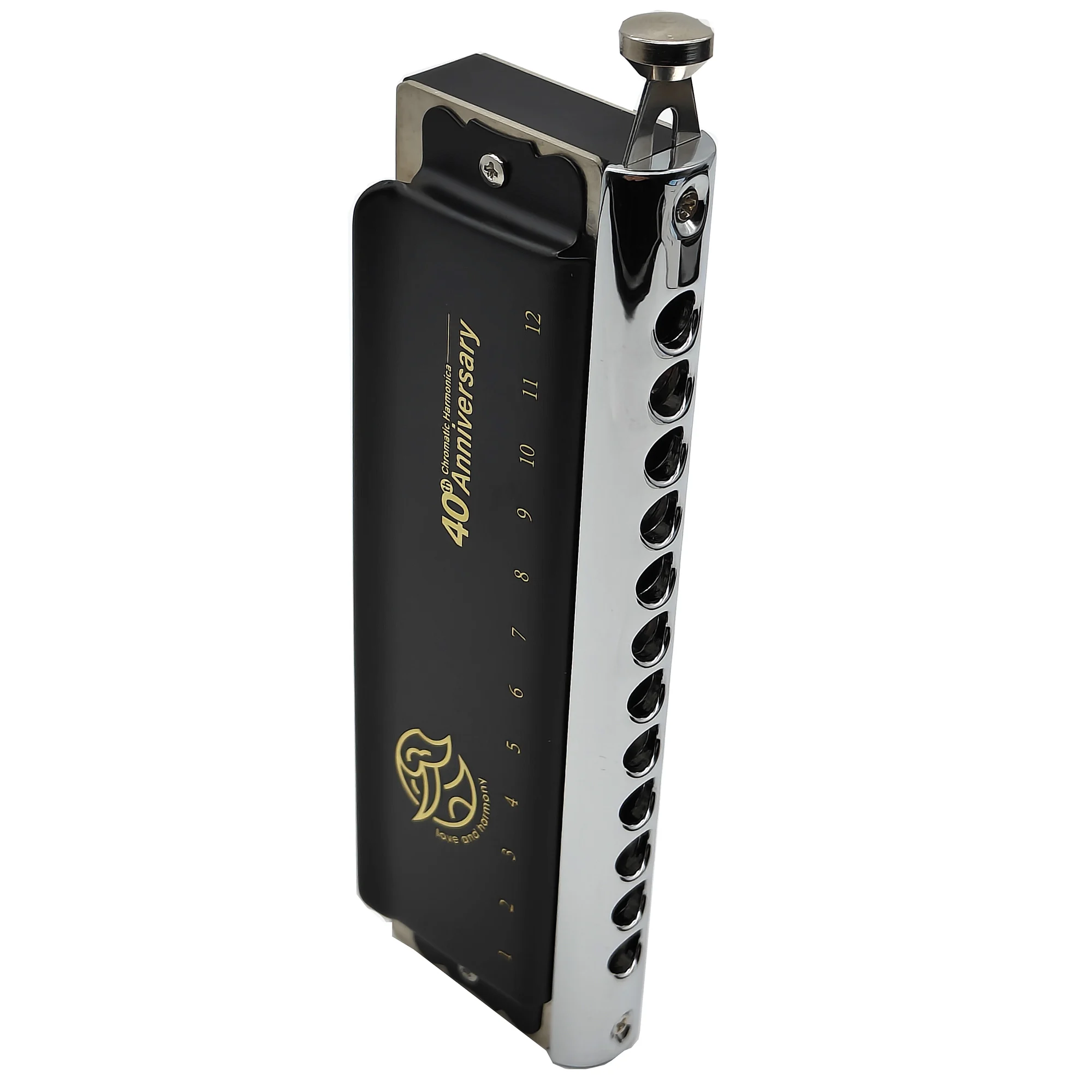 SWAN 40 Anniversary Signature Chromatic Harmonica 12 Hole 48 Tone Dreamer Mouth Organ Harmonica C for Professional Beginners