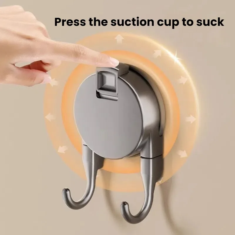 Heavy-Duty No-Drill Suction Cup Hooks