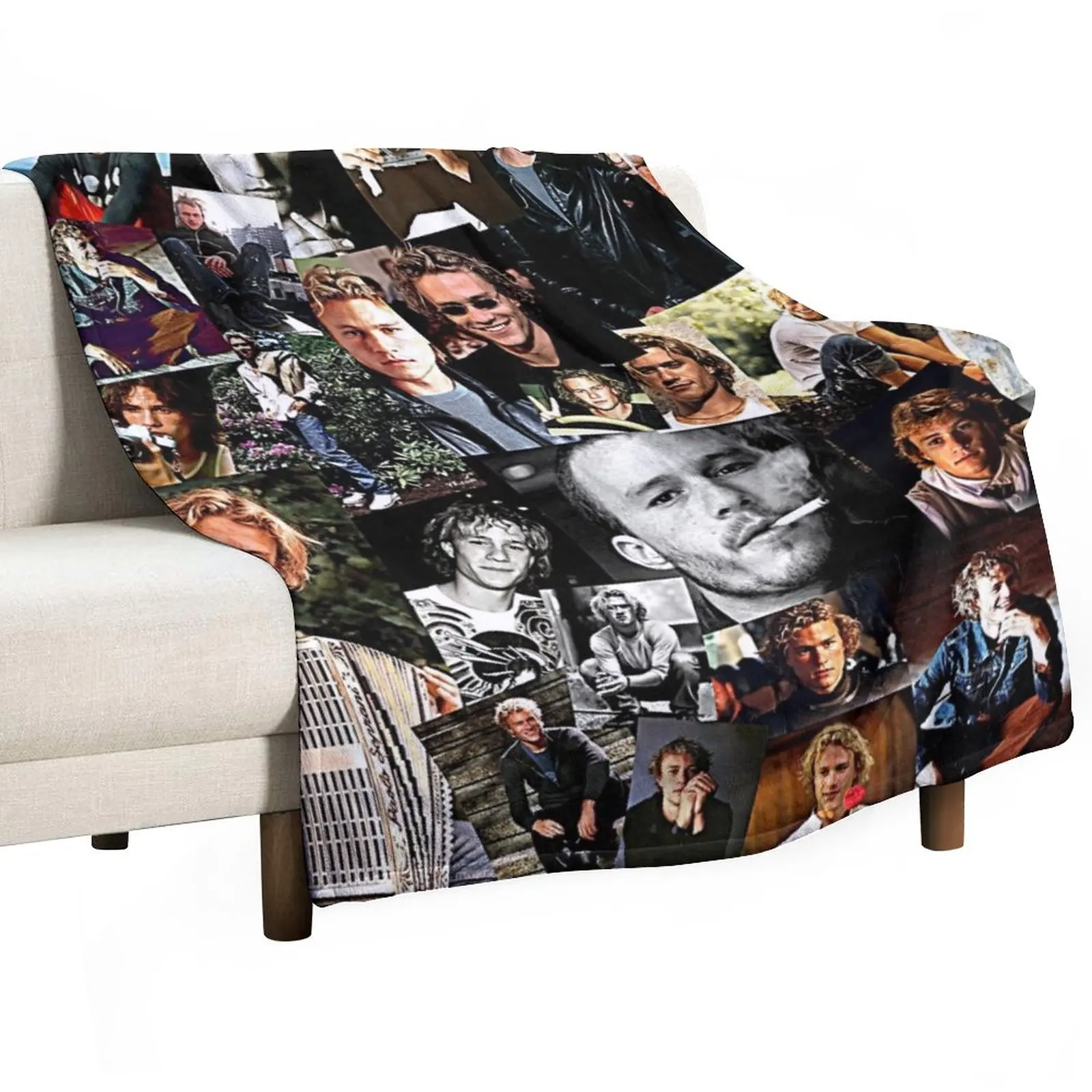 young heath ledger Throw Blanket Nap Blanket Blankets For Baby Retro Blankets