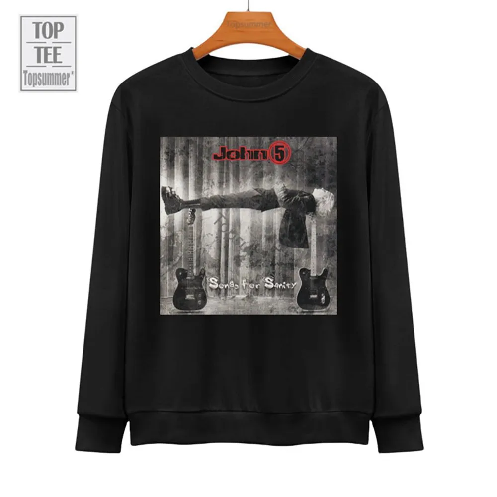 

Songs For Sanity Album Hoodie John 5 Tour Sweatshirts Women Cool Streetwear Street Sweatshirt