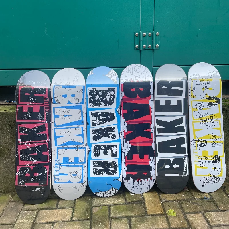 Baker skateboard parts deck pro 100% canada maple 7 ply