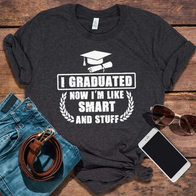 

2024 Graduation Shirt Senior 2024 Tops Vintage Graduation Gift Custom Tshirt Harajuku Women Clothing L