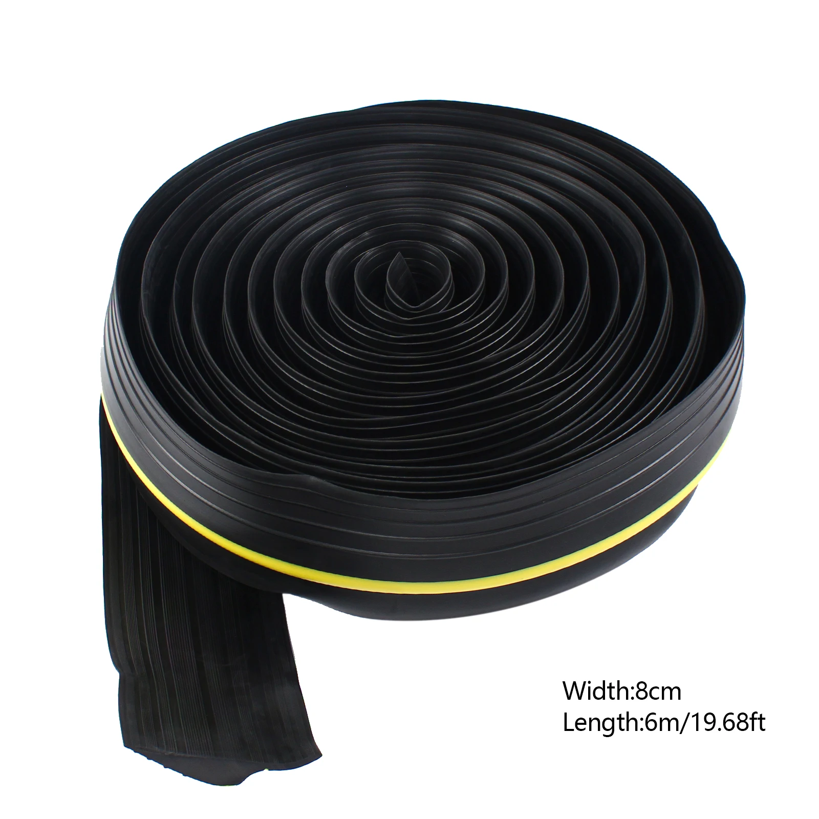 Universal Garage Door Threshold Seal Strip 20FT Bottom Weather Stripping Bottom Seal Threshold Rubber Weather Replacement