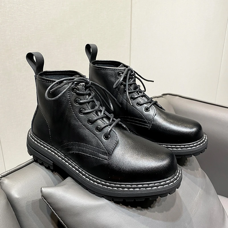 New Fashion Leather Gentleman Stress Shoes Uomo Business Driving Shoes Mocassini Neri Fatti A Mano Chaussure Party Flats Dress Shoes