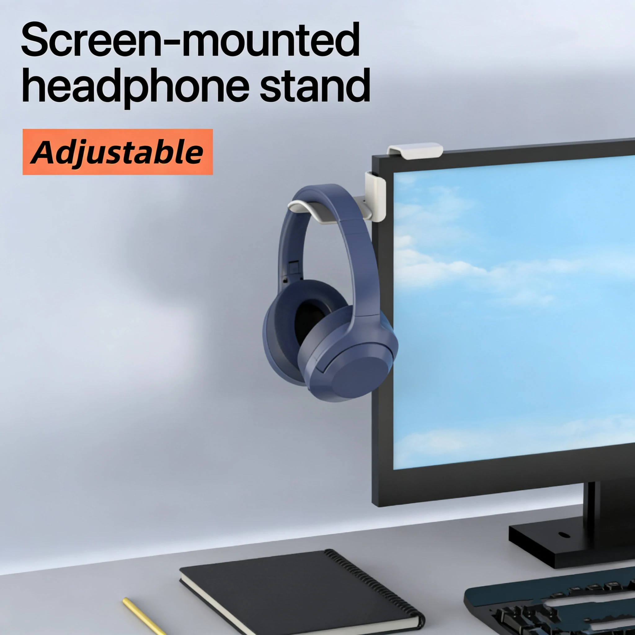 Universal Portable Headphone Holder and Durable Headset Hook Stand
