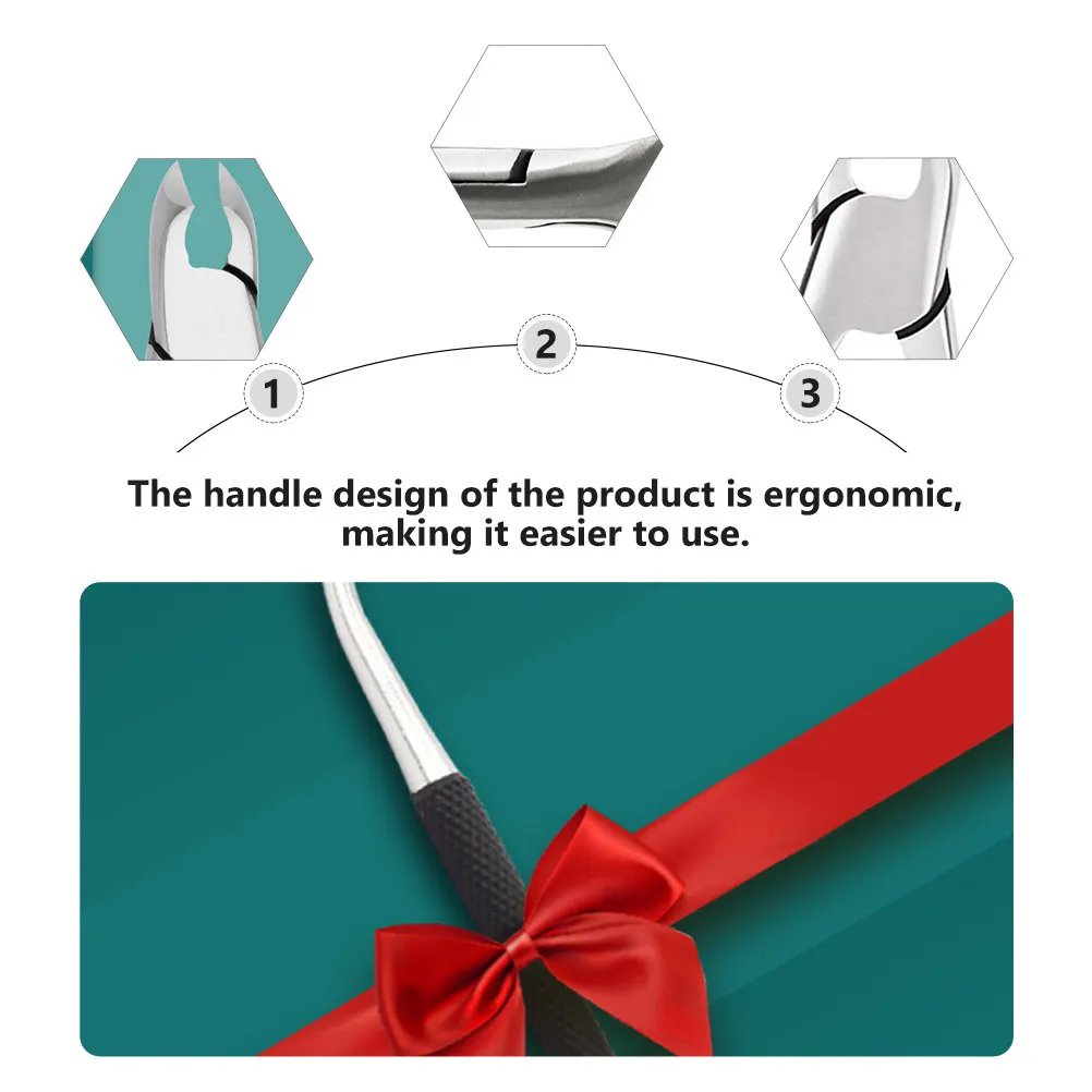 내향성 발톱용 스테인리스 스틸 발톱깎이, 전문가용 네일 커터, 페디큐어 도구, 매니큐어 트리머, 가정용 키트