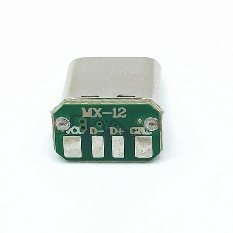 TYPE-C Vertical Plate Male Head 4 Welding Points TYPE-C Vertical Stick Male Seat PCB Board