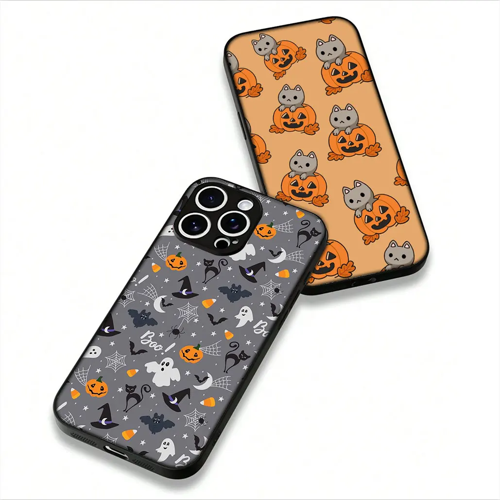 Spooky Little Ghost Halloween Pumpkin Phone Case