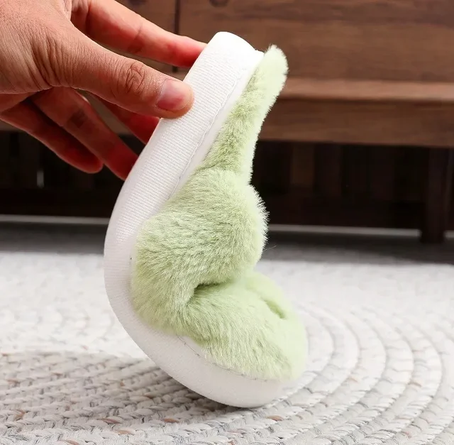 Christmas Plush Monster Slippers for Women 5