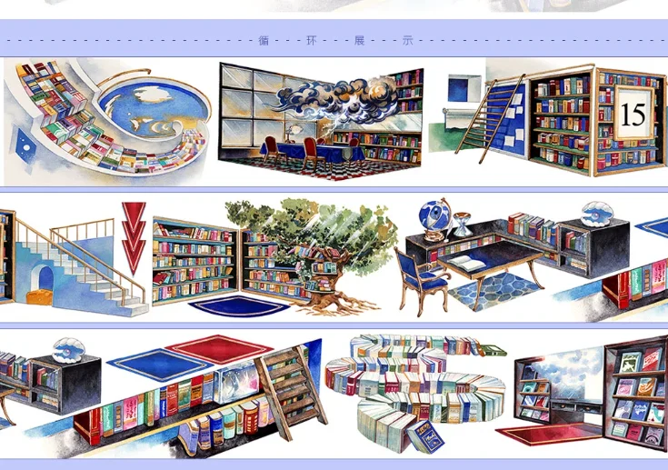 

Будущая библиотека PET Washi лента
