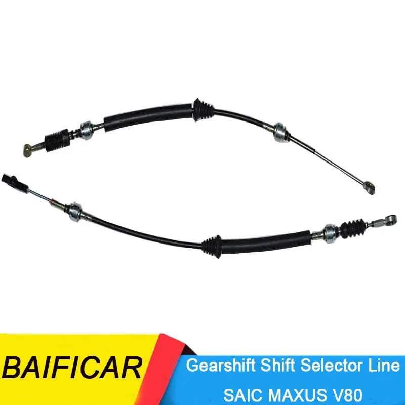 Baificar New 5-speed Gear Gearshift Lever Linkage Control Cable Shift Selector Line C00001382 C00034518 For SAIC MAXUS V80