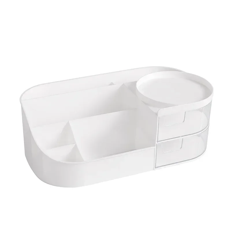Large Capacity Cosmetic Storage Box Makeup Drawer Organizer Jewelry Nail Polish Makeup Container Desktop Sundries Storage Box 6