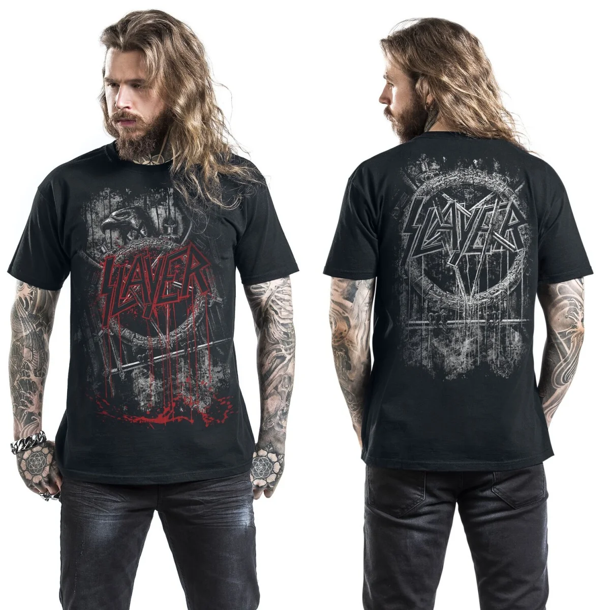 Neues Slayer Grafik-Baumwoll-T-Shirt Unisex Sommer Kurzarm Mode Marken-T-Shirt Luxus Casual Vintage Tees