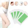 10pcs Professional Hair Removal Double Sided Cold Wax Strips Paper For Leg Body Face Wax Paper Wholesale I8L5 4