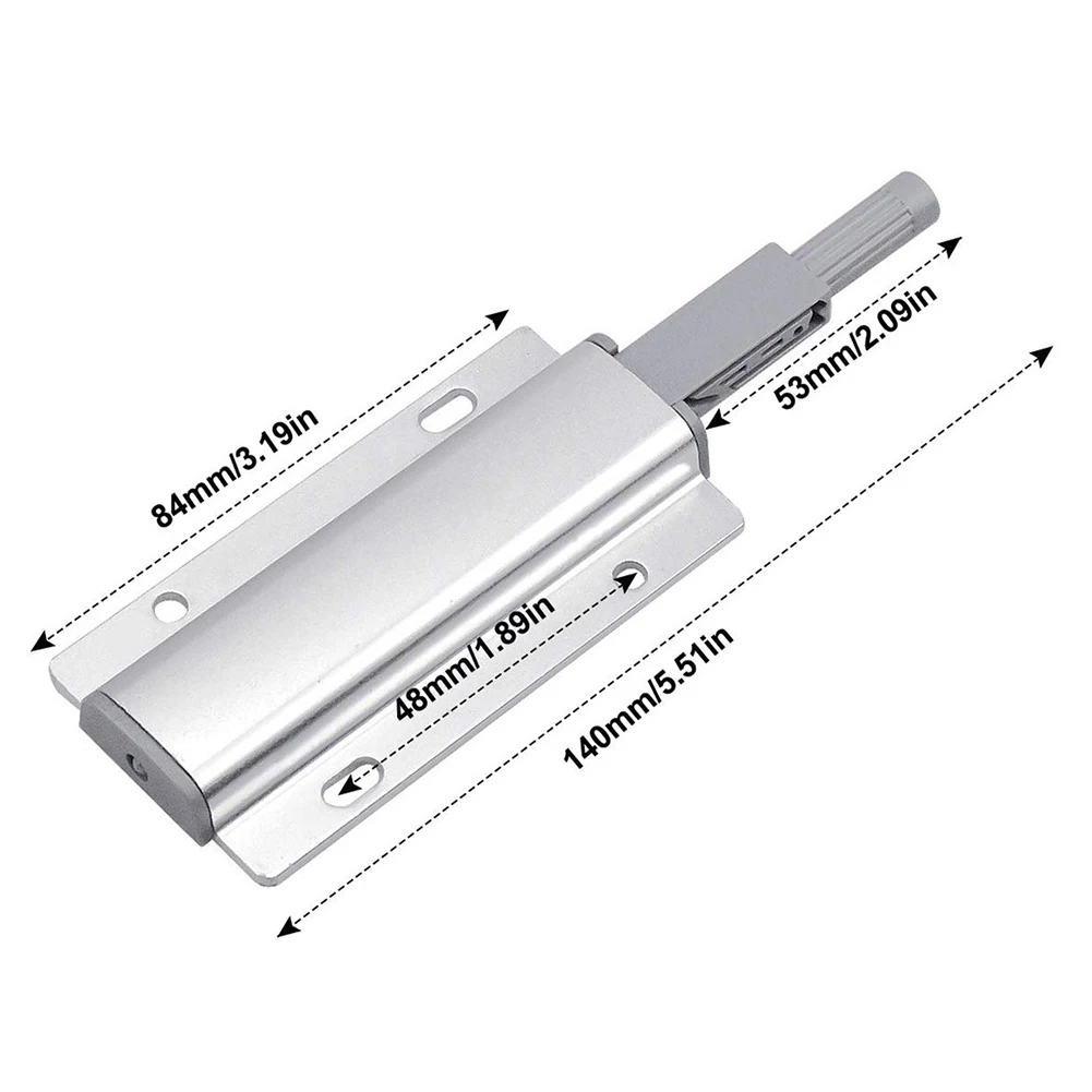Cabinet Door Buffer 2pcs Push To Open System For Cabinet Door Cupboard Catch Home Kitchen Furniture Hardware