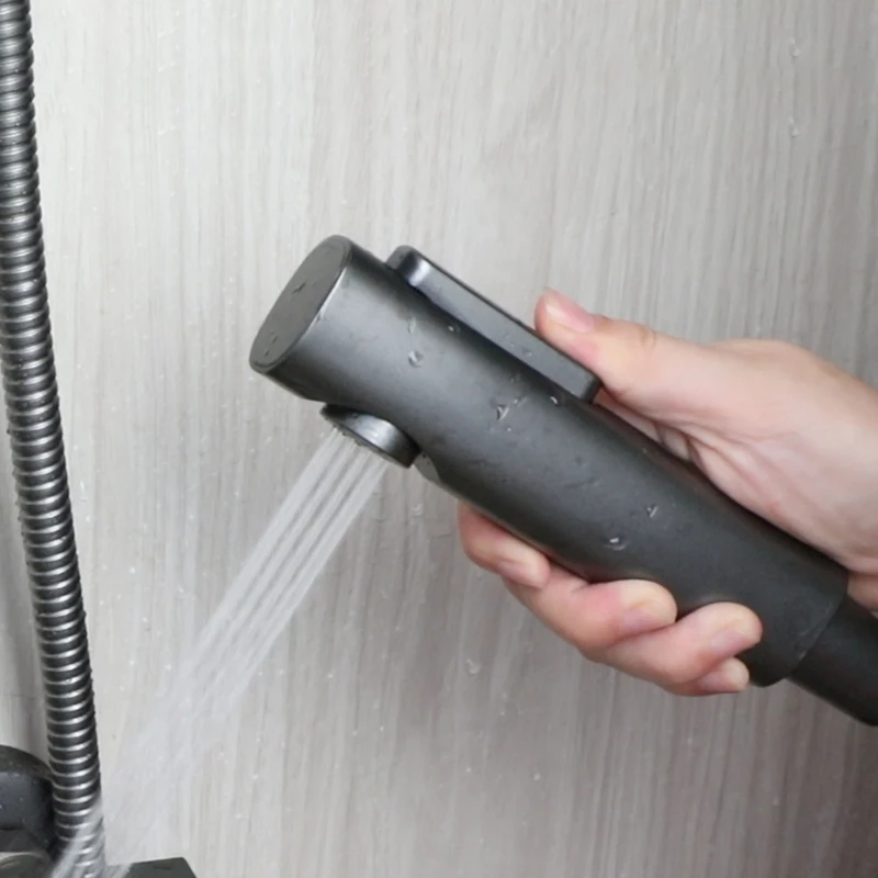 Description Picture 6 of itemMonite Temperature Bathroom Rainfall Shower Set With Digital Display Multifunctional Color Changes W/ Bidet Mixer Faucet Tap