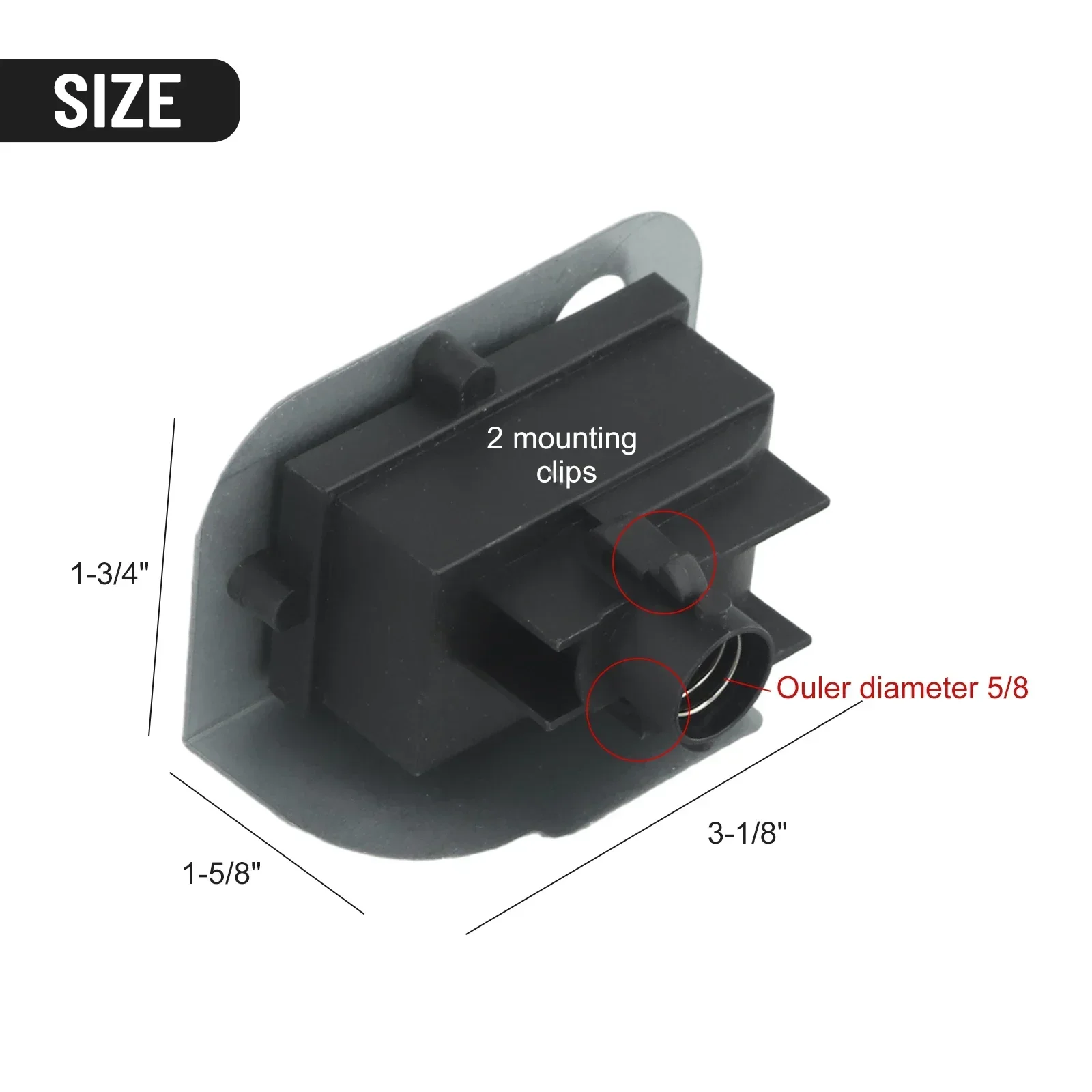 Gas Cooker Igniter Ignition Kit Gas Grill Ignition Kit Replacement for Weber 80462 Compatible with Q100 Q120 Q200 Q220 Series