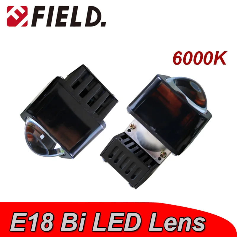 

3Inch Bi LED Projector E18 Rectangle Low High Beam 6000K Lights Lenses For Headlights LED Car Motorcycle Headlight Retrofit