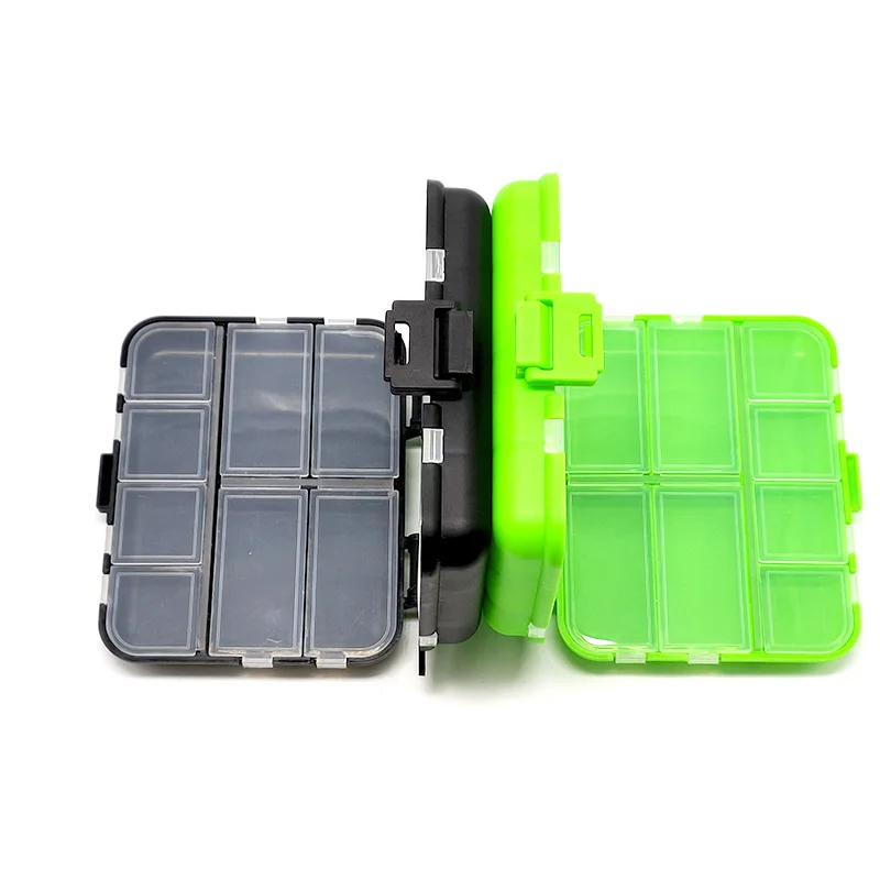 Fishing Tackle Boxes Portable Multifunctional 2-layers Bait Accessory  Custody Bait Accessory 2-layers Storage Case Custody with Buckle Tool Kit  for Repair 