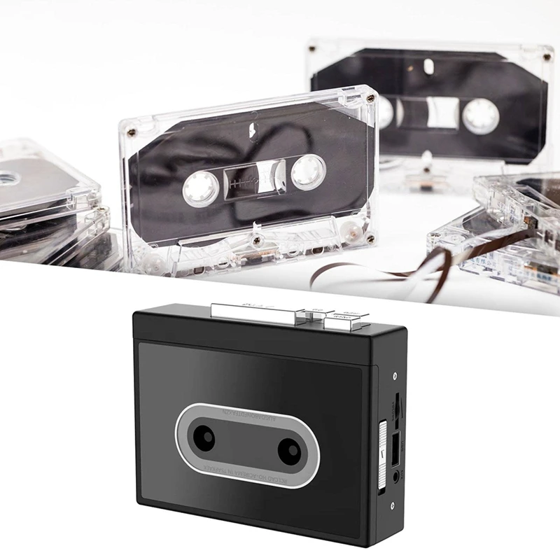 Hot Salecassette Player Full Stereo Sound U Disk DC 5V 128KPS USB2.0 Binaural Sound Tape Player For Music Language Learning Home